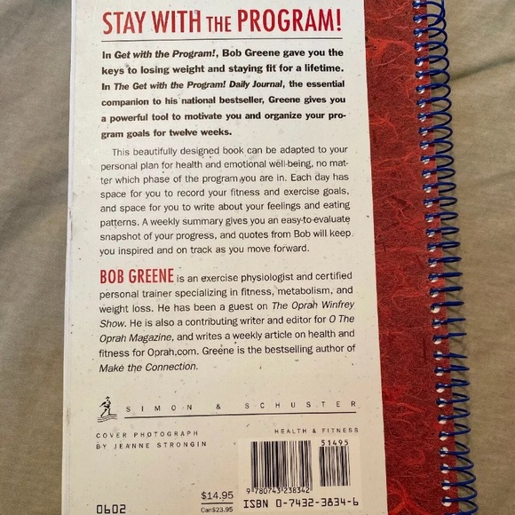 Get with the Program! Daily Journal by Bob Greene - Picture 2 of 2